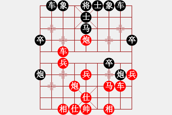 象棋棋譜圖片：五六炮對(duì)屏風(fēng)馬進(jìn)7卒 黑左炮封車 （紅車八進(jìn)六） 那爛陀寺(月將)-負(fù)-無(wú)情小小刀(9段) - 步數(shù)：30 