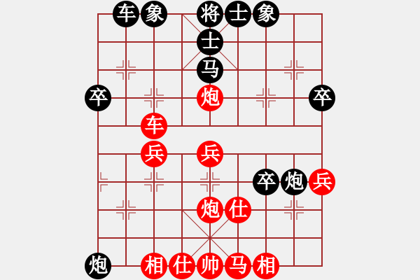 象棋棋譜圖片：五六炮對(duì)屏風(fēng)馬進(jìn)7卒 黑左炮封車 （紅車八進(jìn)六） 那爛陀寺(月將)-負(fù)-無(wú)情小小刀(9段) - 步數(shù)：40 