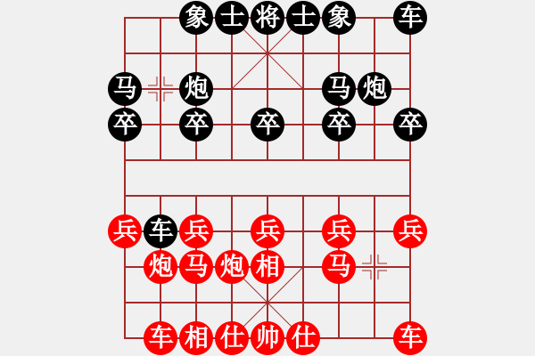 象棋棋譜圖片：bbboy002[紅] -VS- 楚水頑童[黑] - 步數(shù)：10 