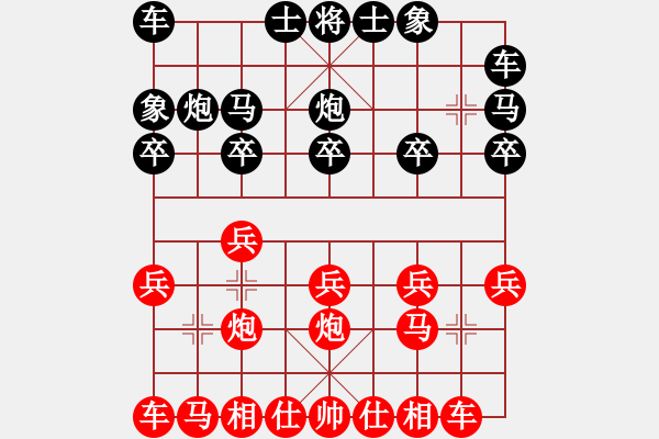 象棋棋譜圖片：gg[771842537] -VS- 橫才俊儒[292832991] - 步數(shù)：10 