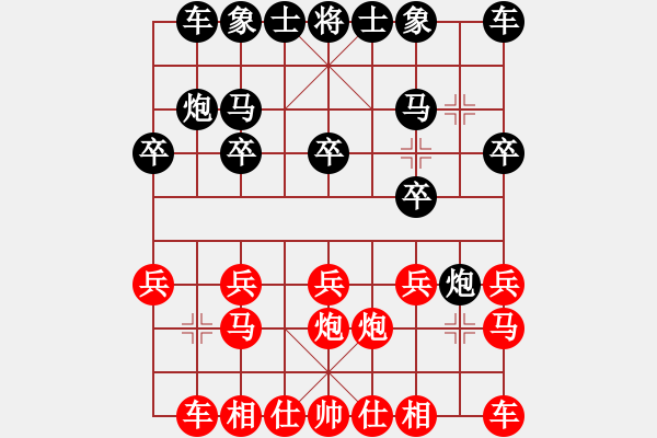 象棋棋譜圖片：李和斌 先勝 雍國強 - 步數：10 