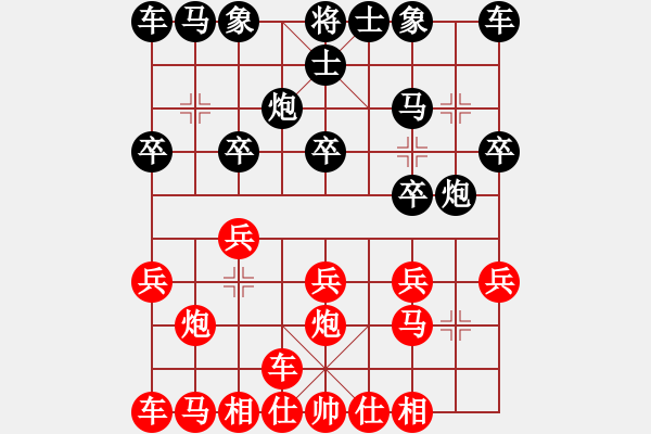 象棋棋譜圖片：橫才俊儒[292832991] -VS- 大象[1091808255] - 步數(shù)：10 