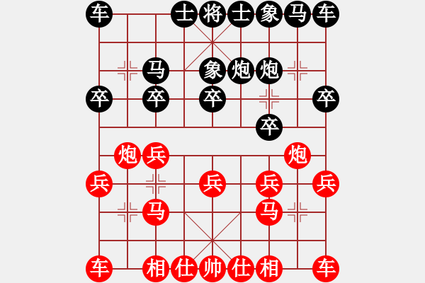 象棋棋譜圖片：孫勇智[紅] -VS-行者必達(dá) [黑] - 步數(shù)：10 