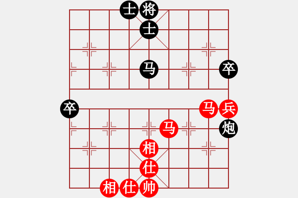 象棋棋譜圖片：過(guò)宮炮應(yīng)飛相(業(yè)四升業(yè)五評(píng)測(cè)對(duì)局)我后勝 - 步數(shù)：70 