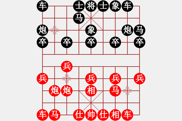 象棋棋譜圖片：風風(9段)-和-英雄同盟六(7段) - 步數(shù)：10 