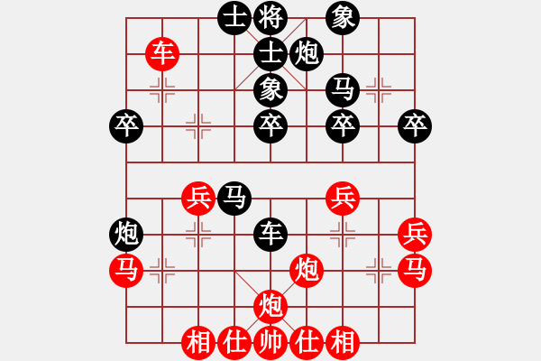 象棋棋譜圖片：694局 B00- 中炮局-荀彧(2050) 先負(fù) 小蟲引擎23層(2676) - 步數(shù)：40 