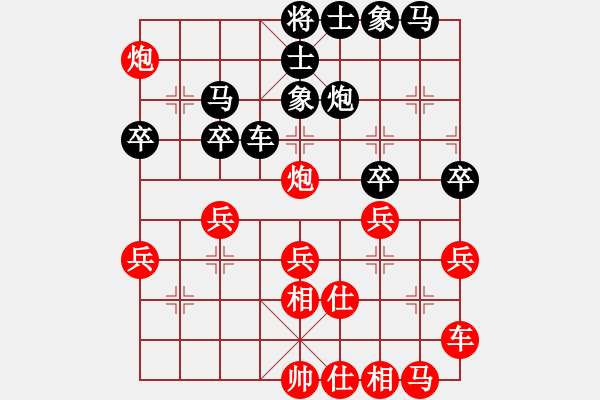 象棋棋譜圖片：彌勒佛主(月將)-負(fù)-妙手回春(無(wú)上) - 步數(shù)：30 