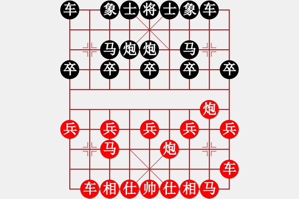 象棋棋譜圖片：熱血盟_天刀[紅] -VS- 熱血盟●溫柔一刀[黑] - 步數(shù)：10 