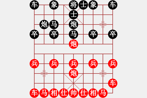 象棋棋譜圖片：吉祥[173796008] -VS- 橫才俊儒[292832991] - 步數(shù)：10 