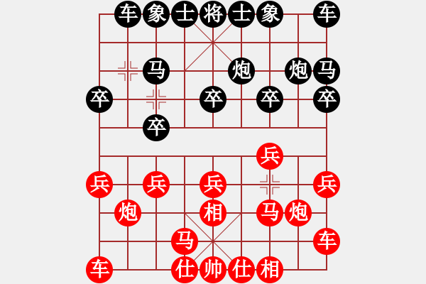 象棋棋譜圖片：無本老文[86538157] -VS- 八斤[3263536571] - 步數(shù)：10 