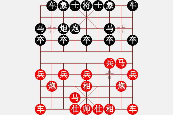 象棋棋譜圖片：今日碰到一低菊選手 - 步數(shù)：10 