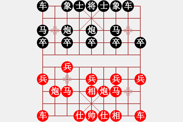 象棋棋譜圖片：紅藍(lán)棋股(天帝)-負(fù)-金刀令公(3段) - 步數(shù)：10 