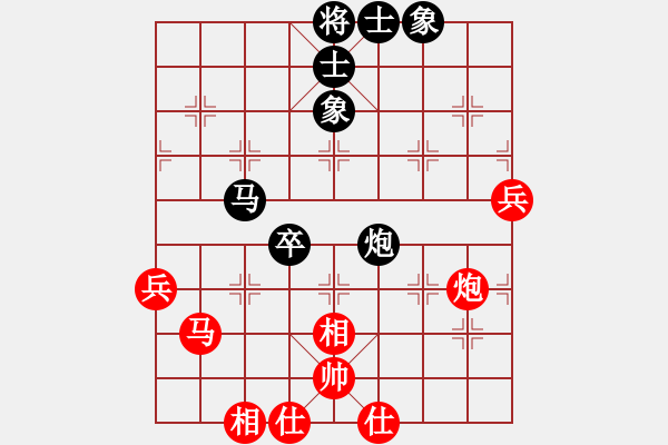 象棋棋譜圖片：第八輪臨汾周小平（和）呂梁象棋協(xié)會(huì)高海軍 - 步數(shù)：76 