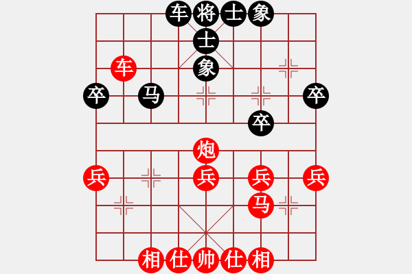 象棋棋譜圖片：枰中瞎贏(6段)-勝-快意天(6段) - 步數(shù)：33 