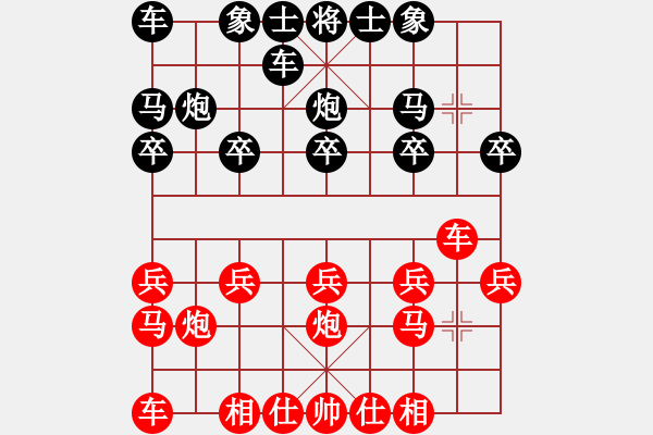 象棋棋譜圖片：實(shí)戰(zhàn)廿二：斗破蒼穹《楚云鶴[紅] -勝- 黑旋風(fēng)[黑]》 - 步數(shù)：10 