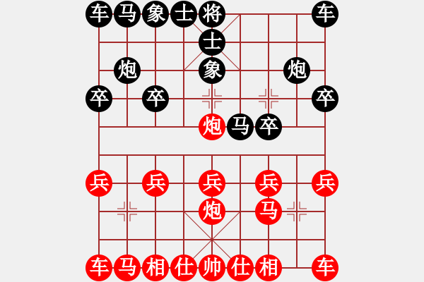 象棋棋譜圖片：天天象棋力評測太守棋狂先勝翁振武業(yè)7-3 - 步數(shù)：10 