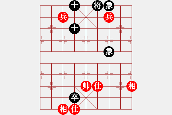 象棋棋譜圖片：中炮進七兵過河車對后手拐角馬變例 - 步數(shù)：130 