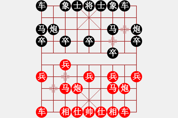 象棋棋譜圖片：上海金外灘象棋隊(duì) 董嘉琦 勝 北京威凱建設(shè)隊(duì) 陳佳穎 - 步數(shù)：10 