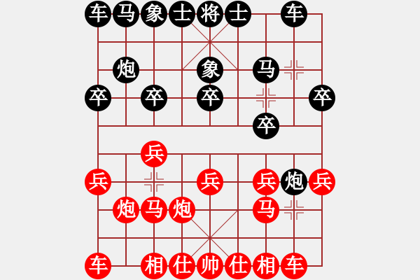 象棋棋譜圖片：長春劉宇慶(9星)-勝-英雄恨(9星) - 步數(shù)：10 