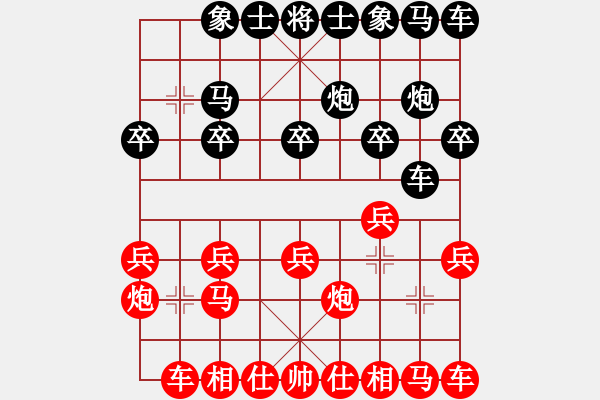 象棋棋譜圖片：張德俊 和 張慶峰 - 步數(shù)：10 