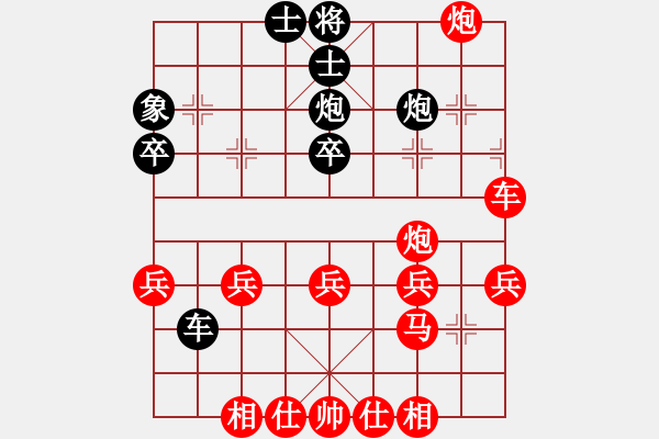 象棋棋譜圖片：他正車九平八兵七進(jìn)一 - 步數(shù)：44 