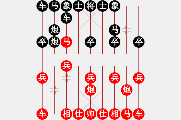 象棋棋譜圖片：君[240747580] -VS- 阿虎[842872520]3 - 步數(shù)：10 