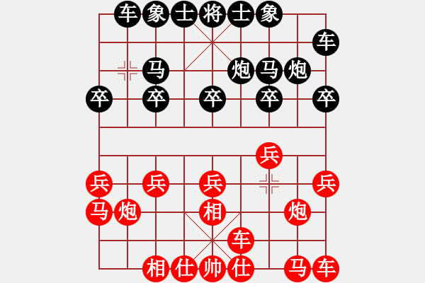 象棋棋譜圖片：湖北咸寧(1段)-和-彩霸周小平(3段) - 步數(shù)：10 