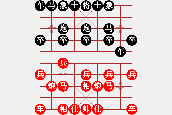 象棋棋譜圖片：個(gè)人對(duì)局98政府系統(tǒng)奪冠第五局 - 步數(shù)：10 