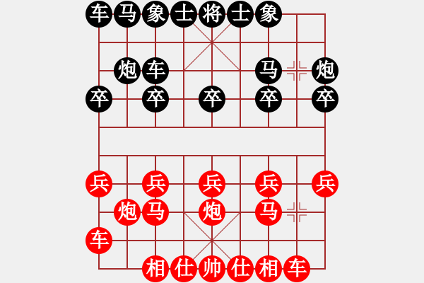 象棋棋譜圖片：業(yè)余棋手水準 - 步數：10 