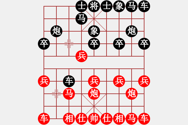 象棋棋譜圖片：小雪兒姐姐(無極)-勝-七星海棠(電神) - 步數(shù)：10 