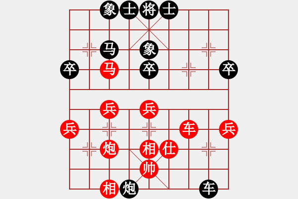 象棋棋譜圖片：炫風格日樂(天罡)-負-小心啊小心(2星) - 步數(shù)：40 