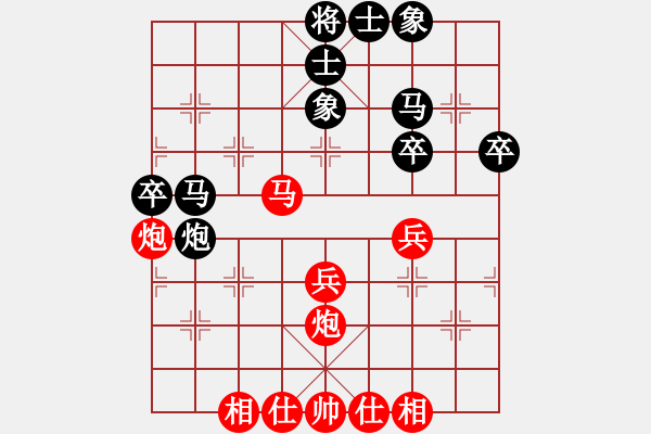 象棋棋譜圖片：重慶黔江十(5段)-和-mayy(4段) - 步數：40 