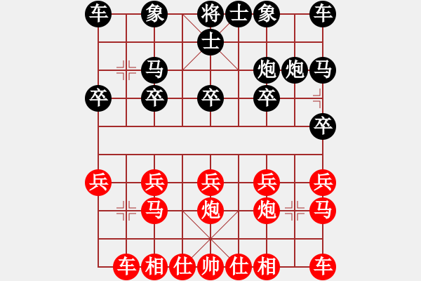 象棋棋譜圖片：紫薇花對紫微郎 和 海闊天空 - 步數(shù)：10 