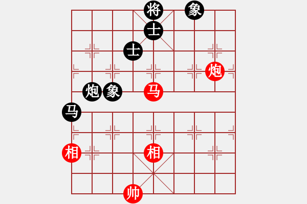 象棋棋谱图片：王冰(5段)-和-柳云龙(8段) - 步数：170 