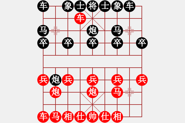 象棋棋譜圖片：君臨天下先勝韋小寶 - 步數(shù)：10 