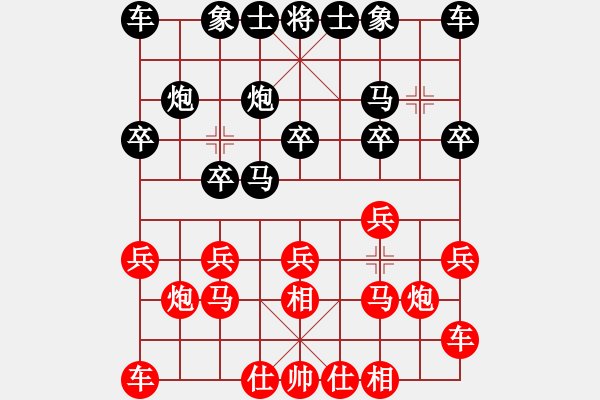 象棋棋譜圖片：王傳德　先負(fù)　程現(xiàn)明　2009.7.5濰坊棋院月賽第6輪 - 步數(shù)：10 