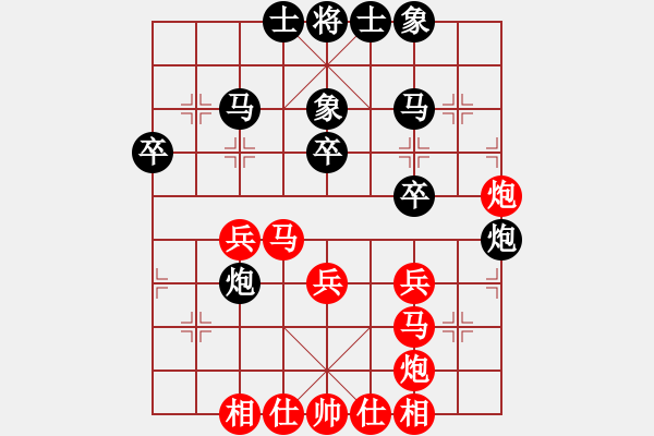 象棋棋譜圖片：2015年河南省象棋錦標賽第五輪 李翰林 先和 王家瑞 - 步數(shù)：40 