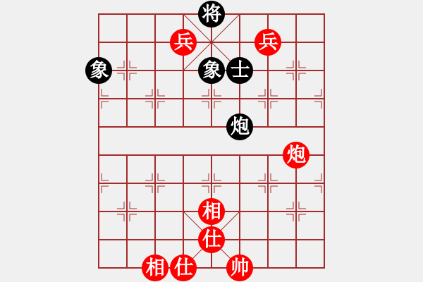 象棋棋譜圖片：193 - 炮雙高兵仕相全例勝包單缺士 - 步數(shù)：20 