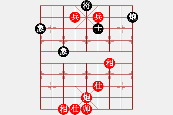 象棋棋譜圖片：193 - 炮雙高兵仕相全例勝包單缺士 - 步數(shù)：40 