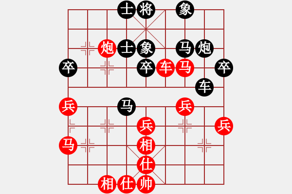 象棋棋譜圖片：婉瞳(9段)-負(fù)-外圍波集團(tuán)(天帝) - 步數(shù)：40 