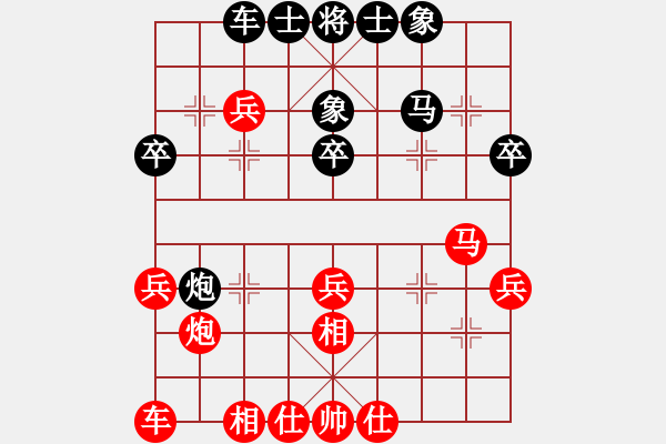 象棋棋譜圖片：祥哥先和樂大勇-右正馬對飛相-2022年5月20日 - 步數(shù)：30 