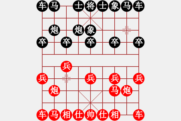 象棋棋譜圖片：揚揚[543083368] -VS- 須虛需[1213512981] - 步數：4 