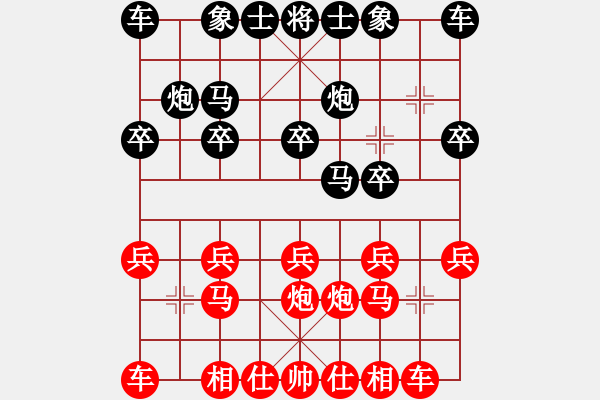 象棋棋譜圖片：?；?9星)-負(fù)-法克人類(風(fēng)魔) - 步數(shù)：10 