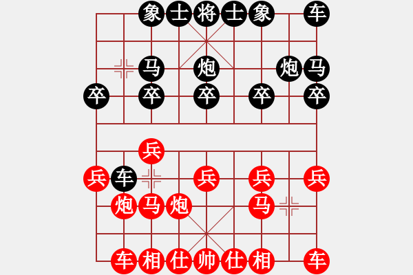 象棋棋谱图片：谢靖 先胜 伊万塞蒂亚万 - 步数：10 