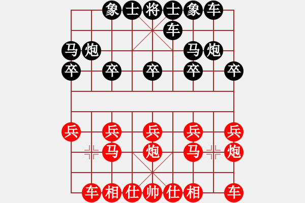 象棋棋谱图片：谢业枧 和 林宏敏 - 步数：10 