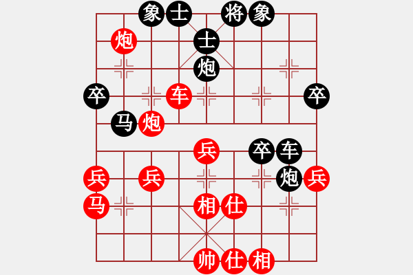 象棋棋譜圖片：恐龍園(2段)-勝-馬炮行空(3段) - 步數(shù)：40 