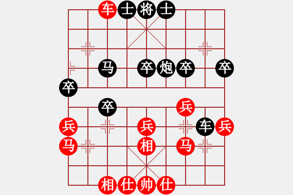 象棋棋譜圖片：蜀漢諸葛亮(8段)-負(fù)-guanjunzbs(4段) - 步數(shù)：40 