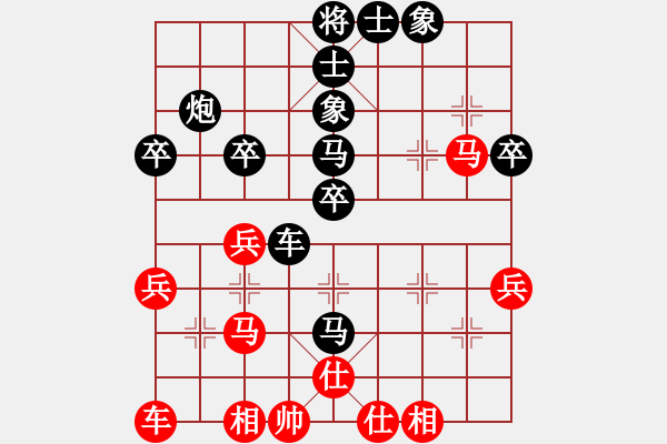 象棋棋譜圖片：九妹妹(6段)-勝-英雄虬髯客(5r) - 步數(shù)：40 