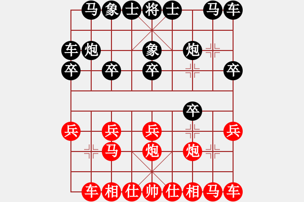 象棋棋譜圖片：八路(7段)-勝-水令人空(5段) - 步數(shù)：10 