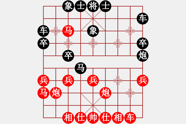 象棋棋譜圖片：小倭寇（后勝）飄飄帥哥（太守勝率63 ） - 步數(shù)：30 